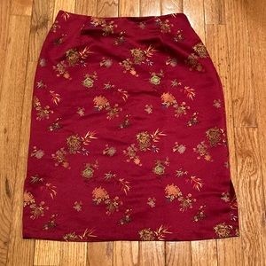 Embroidered skirt